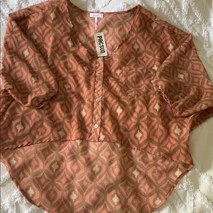 Sheer Hi Low Top NWT